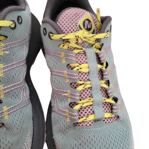 Merrell Moab Flight Trail Running /Hiking Green/Grey SZ 7 - Picture 10 of 11